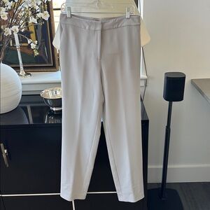 St. John Light Icy Gray Dress Pant Size 10